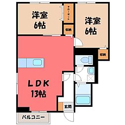 JR東北本線 宇都宮駅 バス17分 越戸下車 徒歩12分