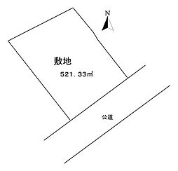飯田市上郷別府　中古戸建 4DKの間取り