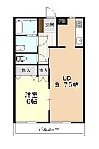 ホヤージュII 107号室 ｜ 福島県郡山市東原1丁目（賃貸アパート1LDK・1階・44.71㎡） その2