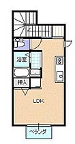 ガーデンコート下亀田II 201 ｜ 福島県郡山市字下亀田（賃貸アパート1R・2階・22.57㎡） その2