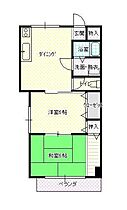 ホープヒルサガラ 303 ｜ 福島県郡山市富田町字大徳南（賃貸アパート2DK・3階・45.61㎡） その2