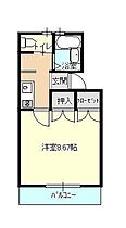 アップル咲田 205 ｜ 福島県郡山市咲田2丁目（賃貸アパート1K・2階・25.70㎡） その2