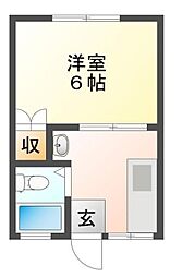 間取図画像 1DK