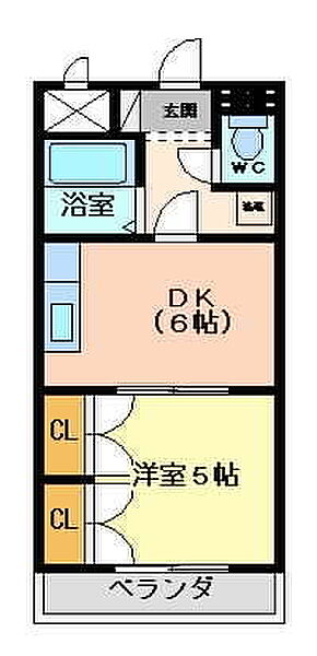 兵庫県姫路市八代宮前町(賃貸マンション1DK・3階・26.86㎡)の写真 その2