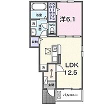 兵庫県姫路市辻井7丁目（賃貸アパート1LDK・1階・44.70㎡） その2