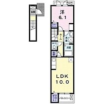 兵庫県姫路市田寺8丁目（賃貸アパート1LDK・2階・43.79㎡） その2