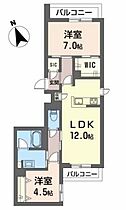 兵庫県姫路市船橋町6丁目（賃貸マンション2LDK・3階・59.25㎡） その2