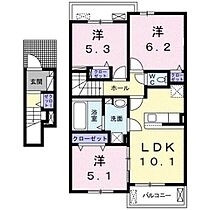 兵庫県高砂市阿弥陀町魚橋（賃貸アパート3LDK・2階・64.74㎡） その2