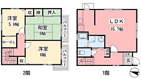 ニタンH・A  ｜ 愛媛県松山市北斎院町（賃貸一戸建3LDK・2階・85.31㎡） その2