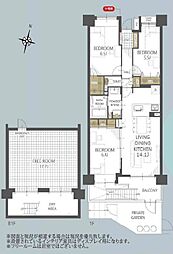 間取図画像 3LDK