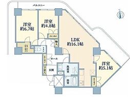間取図画像 3LDK