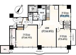 間取図画像 3LDK