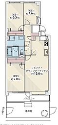 エクレール福住壱番館 106 3LDKの間取り