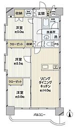 間取図画像 3LDK