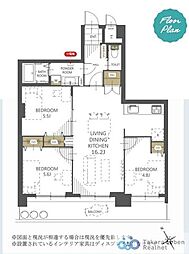 朝日プラザ長町 1002 3LDKの間取り