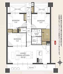 間取図画像 3LDK