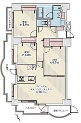 間取図画像 3LDK