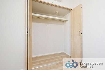 大型クローゼット付き