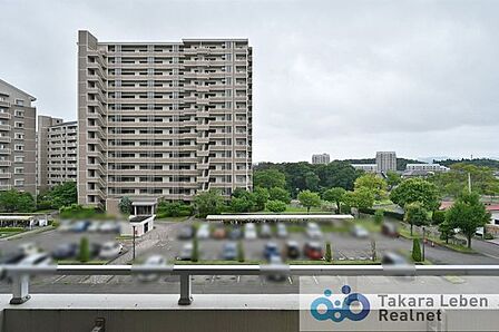 住戸からの眺望。風通しが良く、お洗濯物も早く乾きそうです。毎日のお洗濯が楽しみになりそうです。