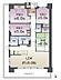 間取り：南向きの角部屋につき、陽当たり・通風良好な住まいです。2面バルコニーを備えており、洋室からも直接バルコニーへ出入りできるため家事動線も良好です。
