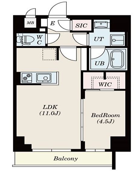 S-RESIDENCE錦糸町South 601｜東京都江東区毛利２丁目(賃貸マンション1LDK・6階・38.34㎡)の写真 その2