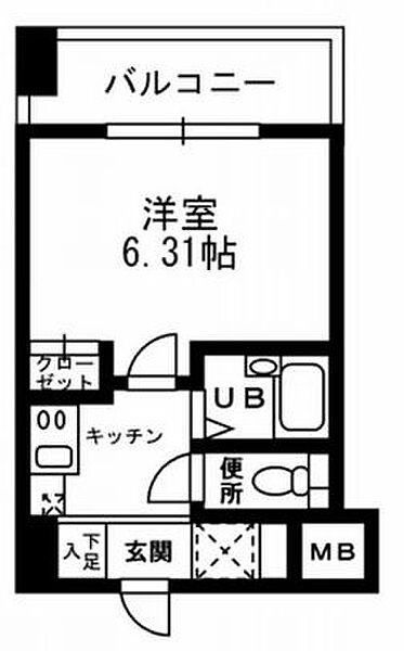 レジディア三越前 1207｜東京都中央区日本橋本町３丁目(賃貸マンション1K・12階・20.05㎡)の写真 その2