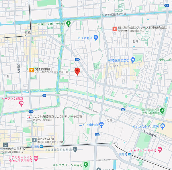 グランクレーア南砂 103｜東京都江東区南砂１丁目(賃貸マンション1LDK・1階・41.37㎡)の写真 その3