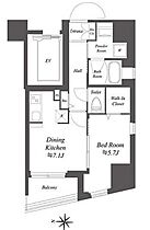 アルファプライム亀戸 1201 ｜ 東京都江東区亀戸７丁目9-12（賃貸マンション1DK・12階・36.58㎡） その2