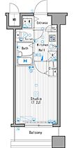 ガラ・ステーション木場 9F ｜ 東京都江東区木場５丁目6-3（賃貸マンション1K・9階・22.05㎡） その2