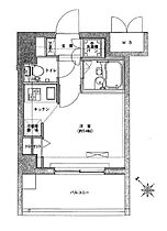 ドルチェ月島弐番館 1102 ｜ 東京都中央区月島４丁目14-9（賃貸マンション1R・11階・19.75㎡） その2