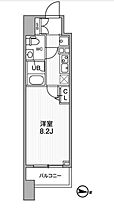 オルタナ亀戸（ALTERNA亀戸） 1303 ｜ 東京都江東区亀戸１丁目31-6（賃貸マンション1K・13階・25.49㎡） その2