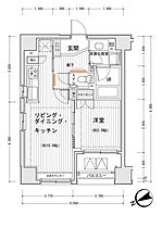 ドゥーエ銀座イーストI 701 ｜ 東京都中央区湊３丁目1-12（賃貸マンション1LDK・7階・40.16㎡） その2