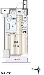 エスティメゾン錦糸町2 1Kの間取図画像