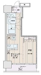 エスティメゾン錦糸町2 1LDKの間取図画像
