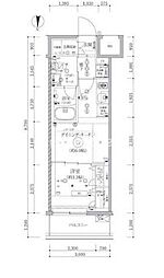ARTESSIMOCLAIRTORTE 1DKの間取図画像