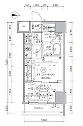 ARTESSIMOCLAIRTORTE 1DKの間取図画像