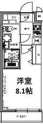 S-RESIDENCE亀戸lume 1Kの間取図画像