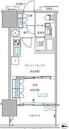 江東区大島4丁目マンション 1DKの間取図画像