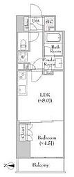 ルミーク錦糸町 1LDKの間取図画像