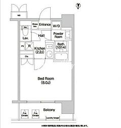 COMFORIA大島 1Kの間取図画像
