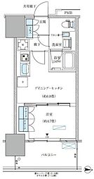 江東区大島4丁目マンション 1DKの間取図画像