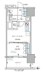 江東区大島4丁目マンション 1DKの間取図画像