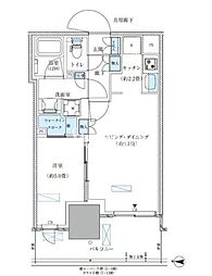 江東区大島4丁目マンション 1LDKの間取図画像