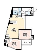 東京都足立区舎人5丁目（賃貸マンション2LDK・1階・45.51㎡） その2