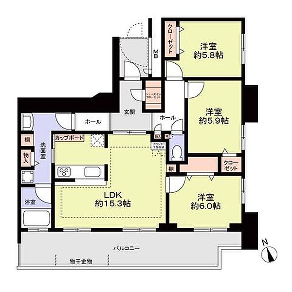 間取りを拡大表示