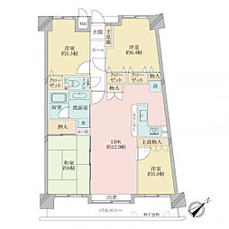 コアマンション和白東パセオ 4LDKの間取り