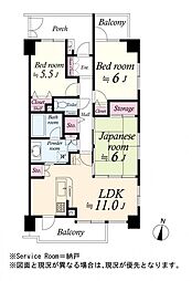 間取図画像 3LDK