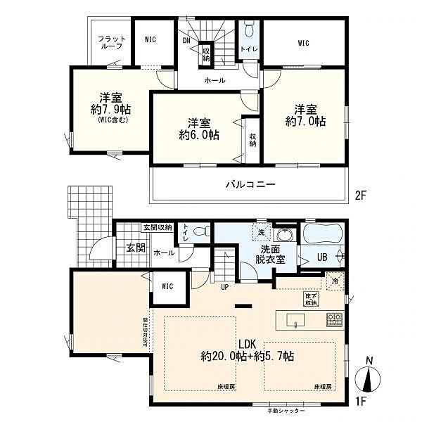 間取りを拡大表示