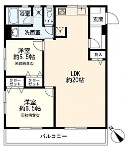 間取り:2LDK 間取り:2LDK