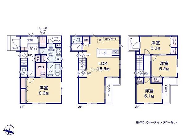 間取りを拡大表示